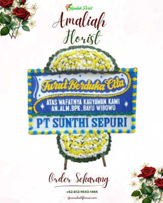 Papan Bunga Duka di Nangka