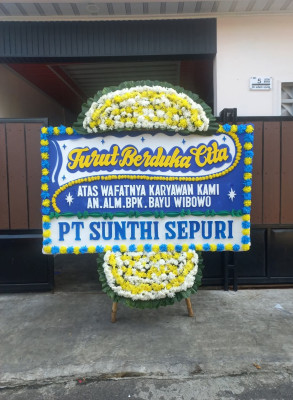 Papan Bunga Duka di Nangka